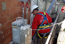 Sustitucion de bajantes - colocacion PVC